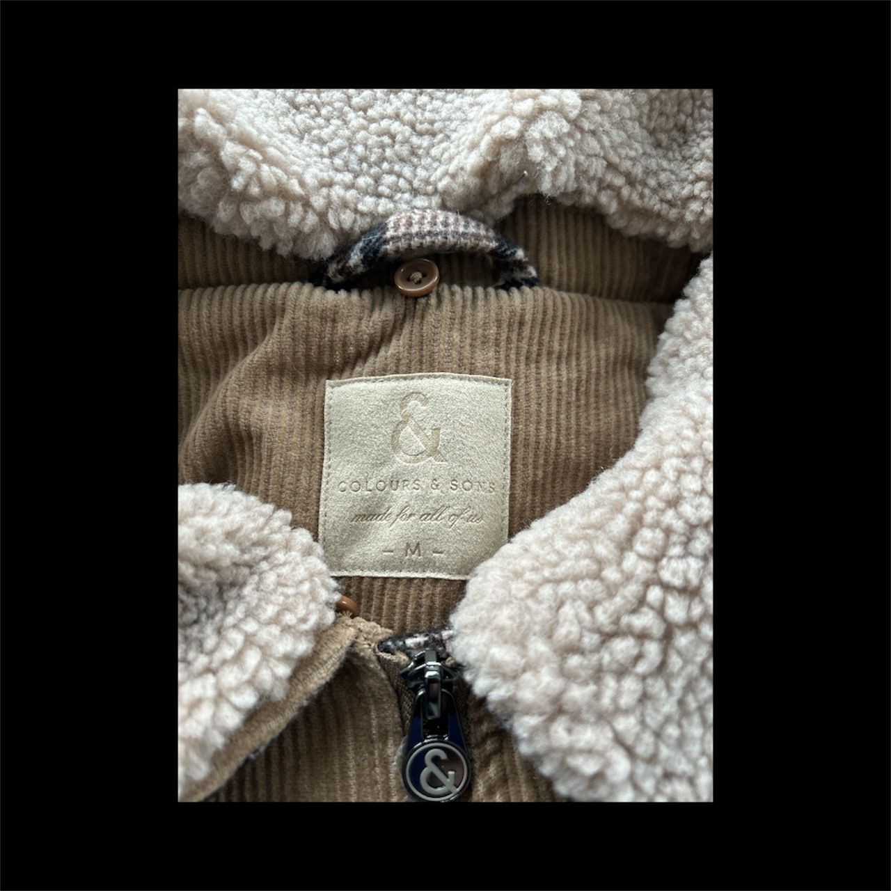 Jacken: Colours & Sons Herren Karierte/Cordjacke M – Gebraucht aus Arzier-Le Muids von Fblouet 2