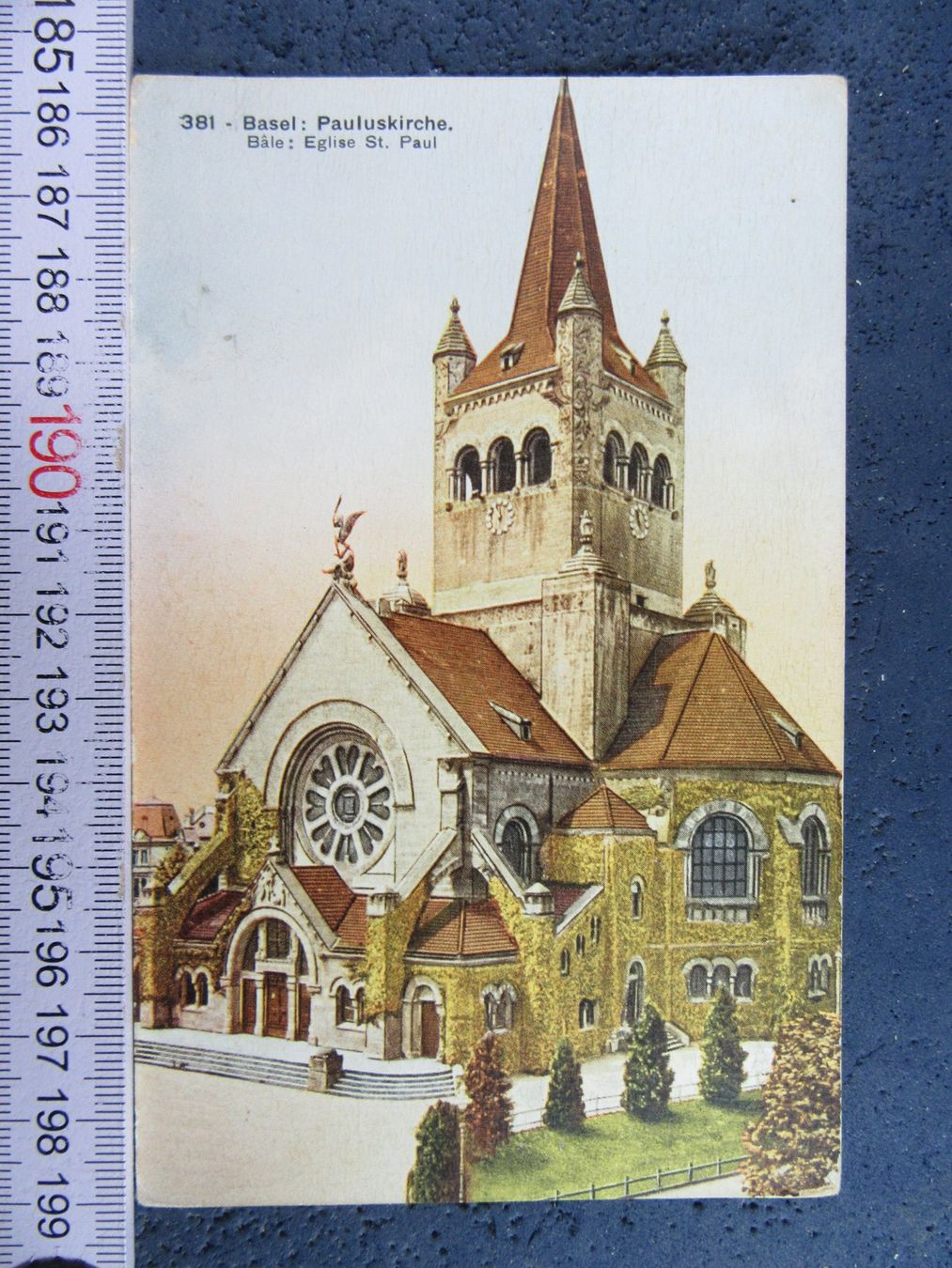 Ansichtskarten: BASEL PAULUSKIRCHE AK-BS – Gebraucht aus Ettingen von Hausi4711