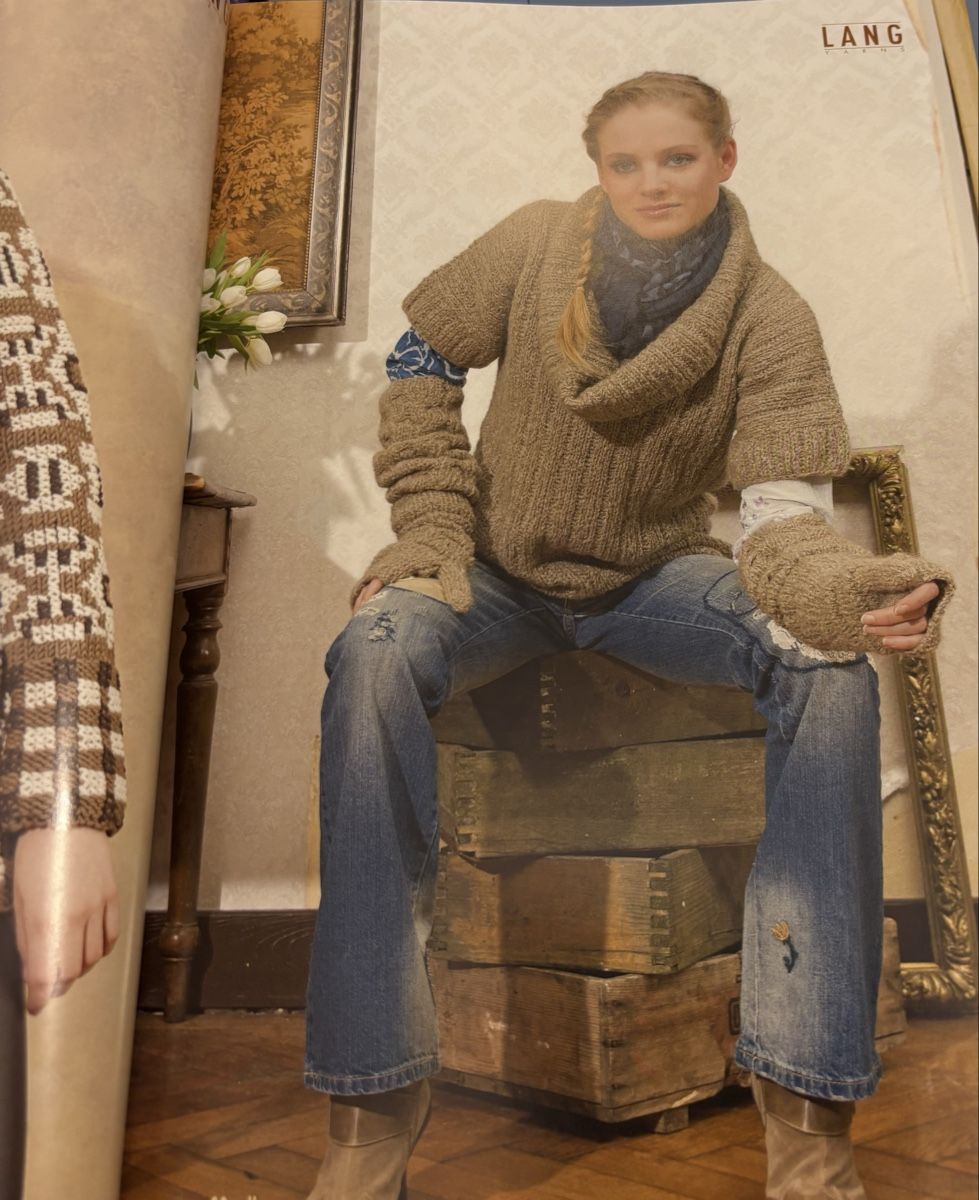Riviste & Magazine: Vintage Lang Yarns Knitting Pattern, Mano 104, Winter – Usato da Bern venduto da kayali21 2