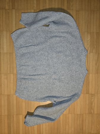 Strickpullover, hellgrau, Grösse S, ungetragen