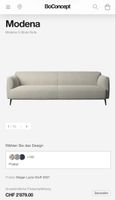 2 x BoConcept Modena three-seater sofas