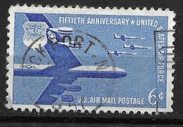 USA 1957: 50 Jahre US Air Force (Flugzeug Boeing B-52)