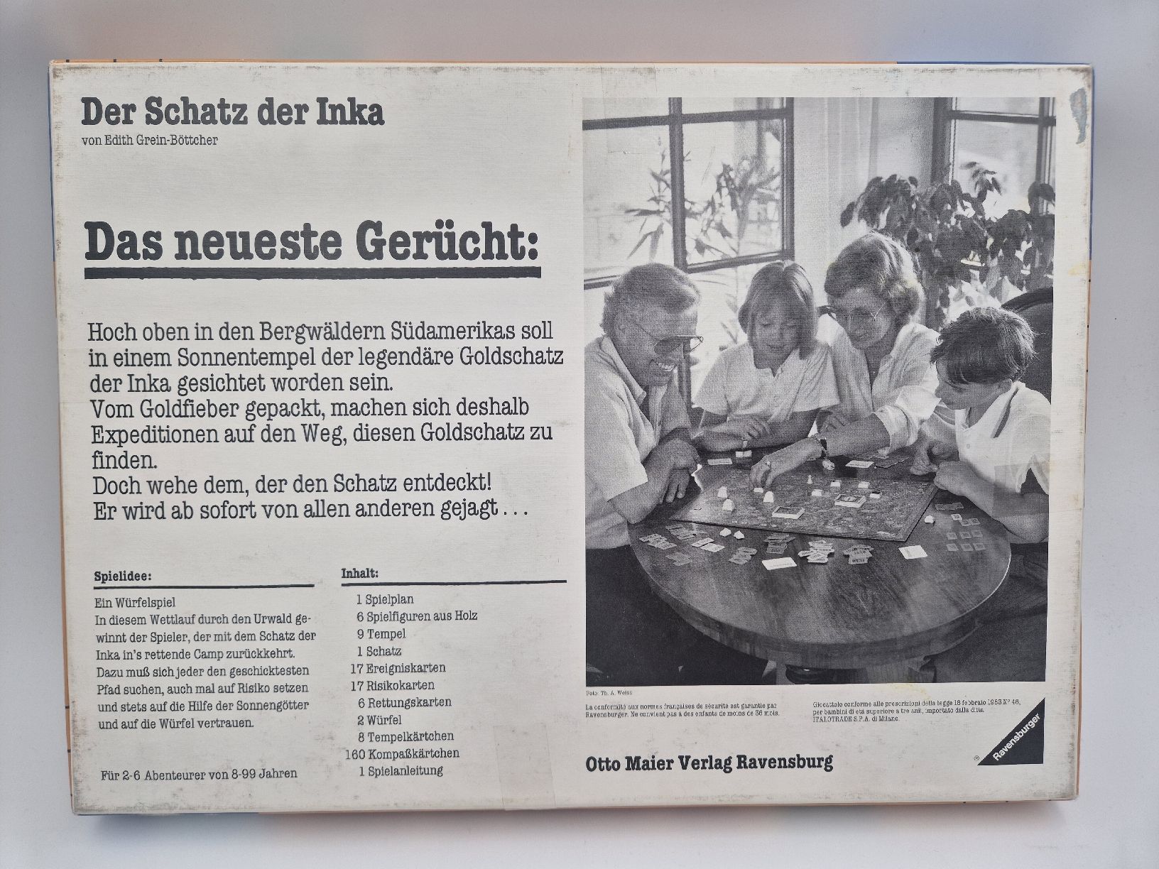 Ravensburger Giochi: Der Schatz der Inkas, Ravensburger Brettspiel – Usato da Ettiswil venduto da beekeper13 1