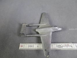 Model Düsenjäger "Vampire" der schweizer Luftwaffe