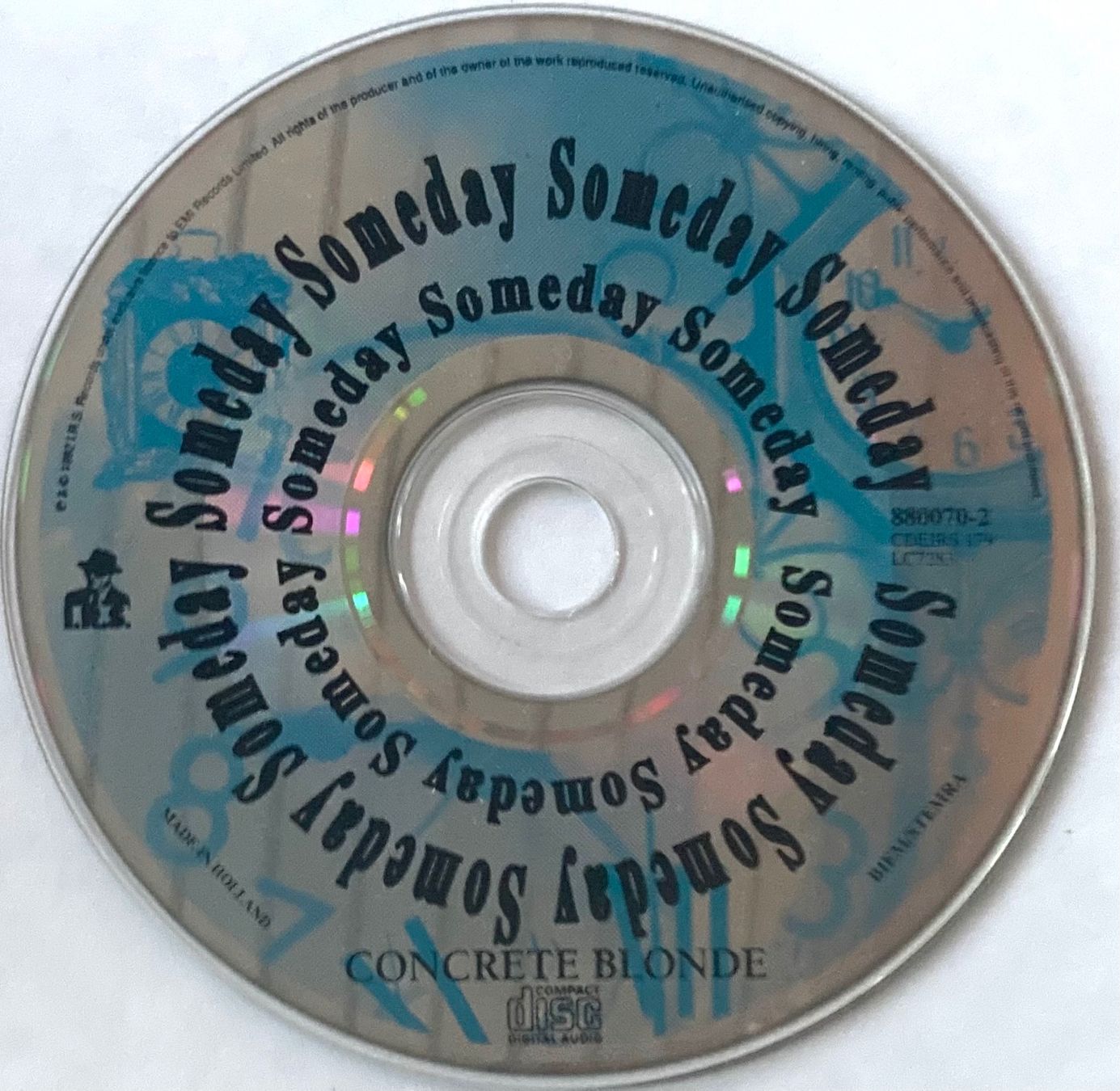 CDs: CONCRETE BLONDE - SOMEDAY – Gebraucht aus Poliez-Pittet von Newtown-Records 1