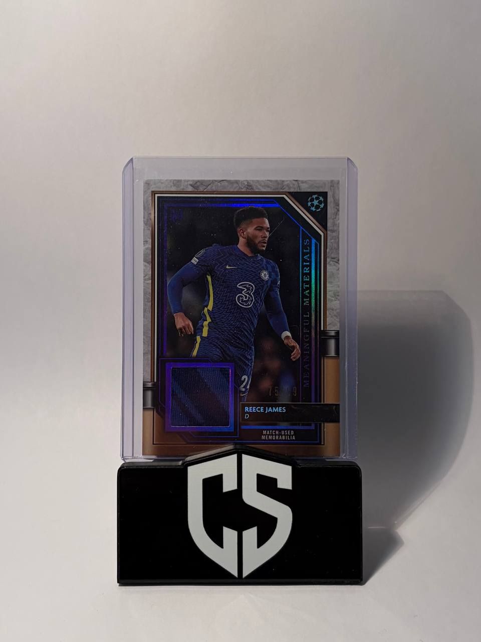 Topps Carte collezionabili: 2020-21 Topps Museum Reece James PATCH /99 Match-used – Usato da Oftringen venduto da collectsupply