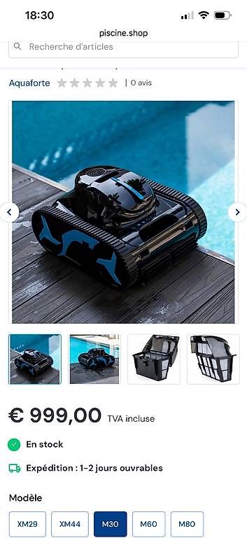 Accessori per Piscine: Robot Aquaforte M30 – Nuovo e nell'imballaggio originale da Neuchâtel venduto da zib_lzs8