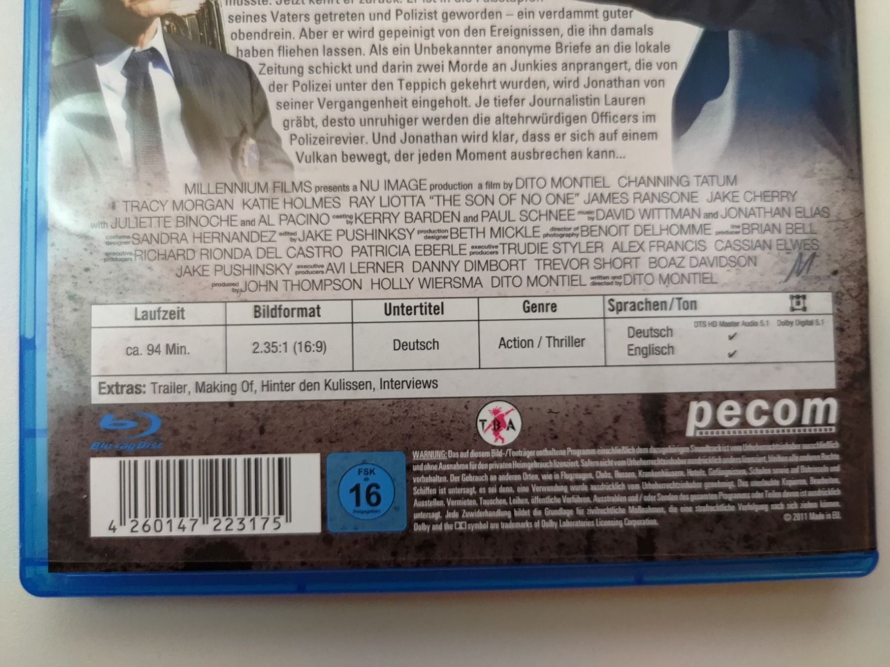 Tutti i DVDs: The Son of No One – Usato da Liestal venduto da Kratzilla 3