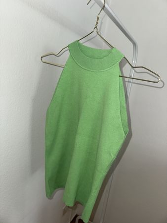 Damen Top Hallhuber Limettengrün Grösse M
