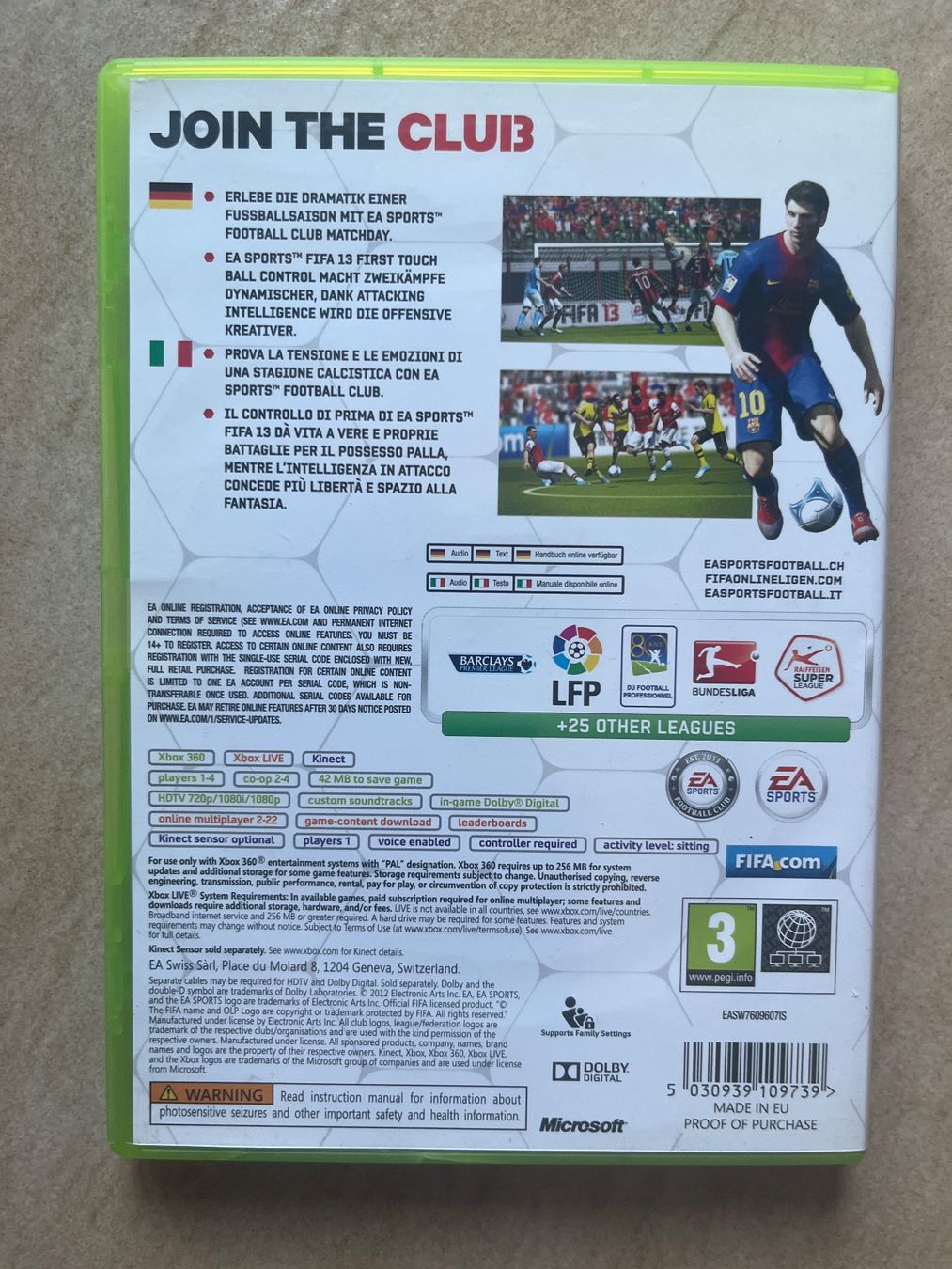 Microsoft Giochi: Jeu vidéo FIFA 13 pour XBOX 360 – Usato da Vernayaz venduto da Darkfrost 1