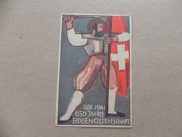 Private Schweiz 1.August Bundesfeier Karte von Jahr 1941