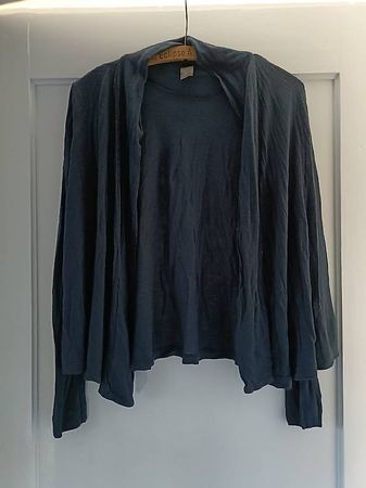 Süsse Strickjacke dunkelblau Gr. XS