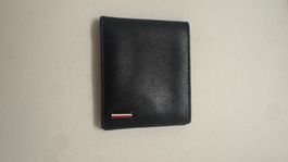 Portefeuille Tommy Hilfiger noir, cuir, comme neuf!