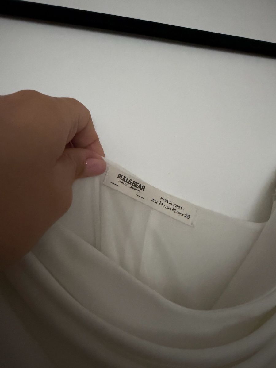 Pull&Bear Vestiti: Elegant white summer dress, size M - Pull & Bear – Usato da Prangins venduto da ale_f88f 2