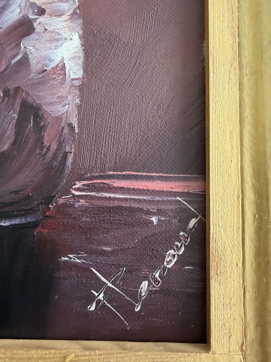 Gemälde: Tableau Vase avec Fleurs avec signature ? – Gebraucht aus Echallens von leo_dk2d 1