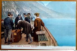 Lago di Lugano - Revisione doganale - Bateau à vapeur