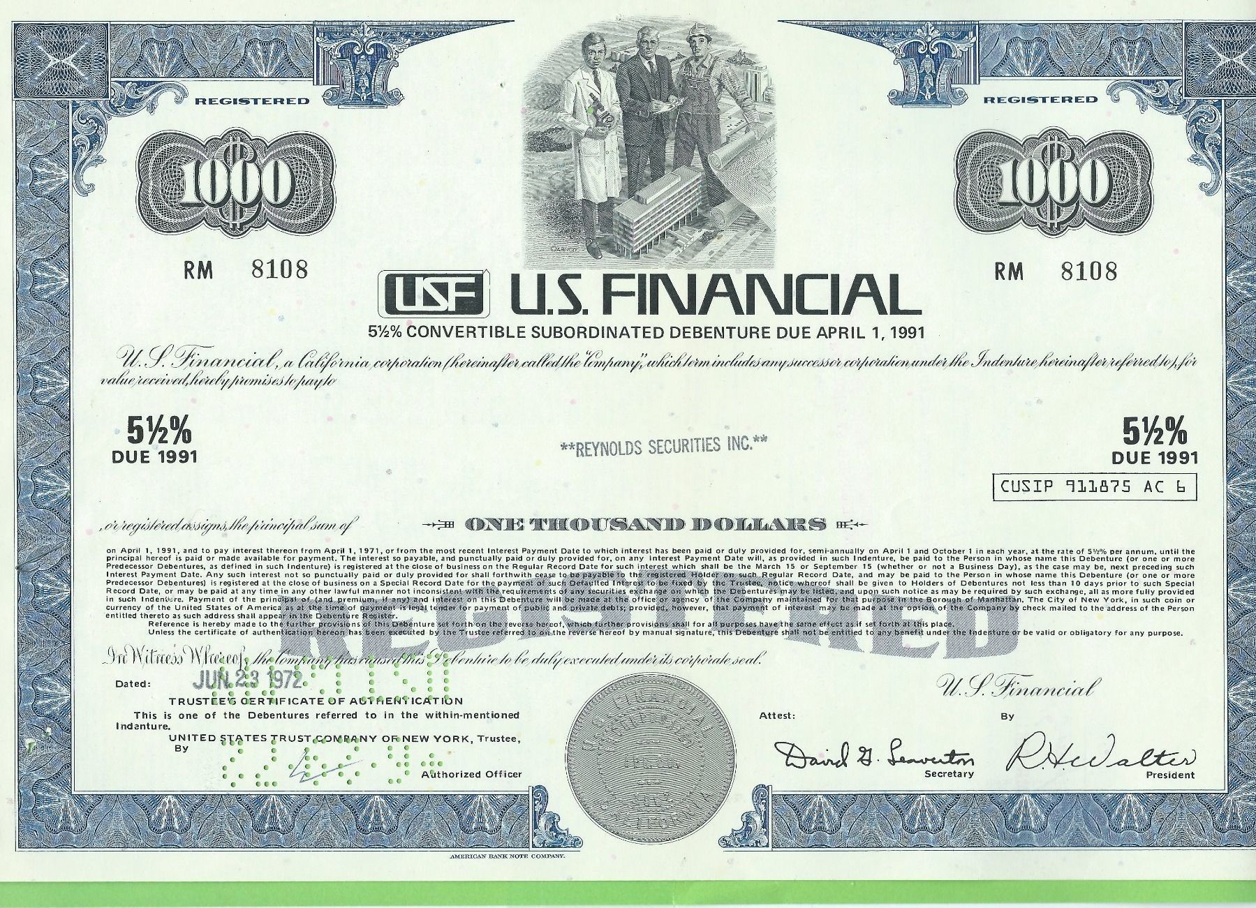 Toutes les monnaies: U.S. Financial, 1972 – D'occasion à Zürich par t24_de