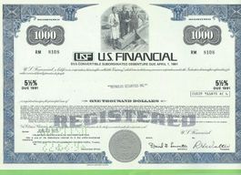 U.S. Financial, 1972
