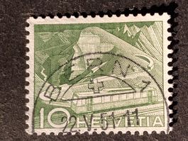 Schweiz 1951 Bergbahn 10 Vollstempel BERN 1 22.V.51