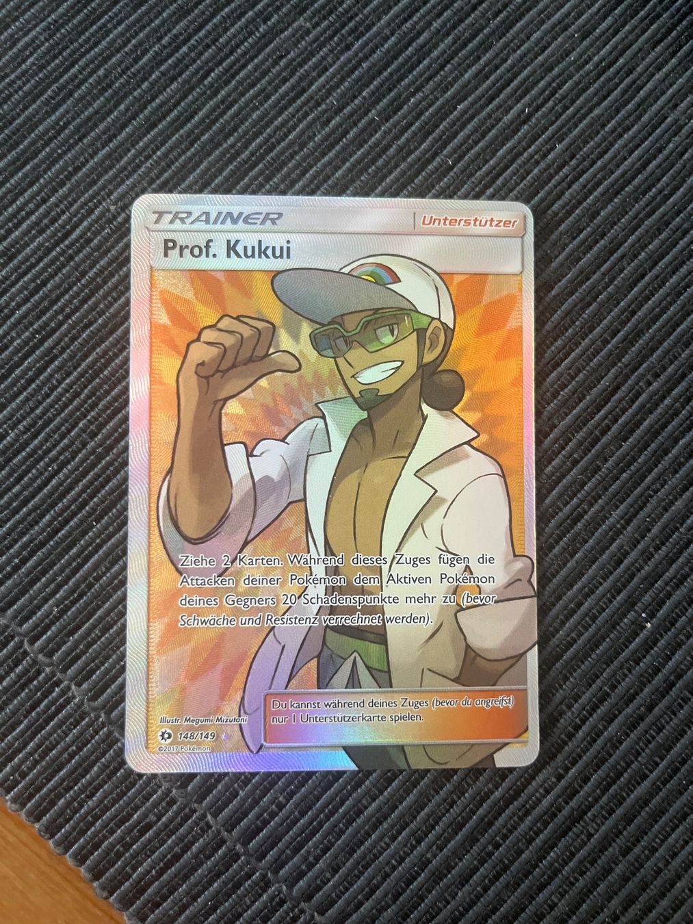 Pokémon Carte collezionabili: Pokemon Prof Kukui Fullart Sun Moon – Usato da Wabern venduto da Collectfun
