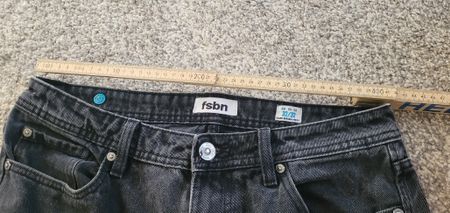 Jeans noir unisexe 