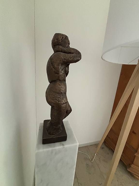 Sculture & Statue: Wunderschöne und edle Marmorsäule mit Skulptur – Usato da Kriens venduto da nor_5ph9 1