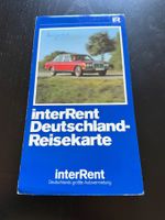 InterRent Deutschland-Reisekarte, Vintage, Rarität!