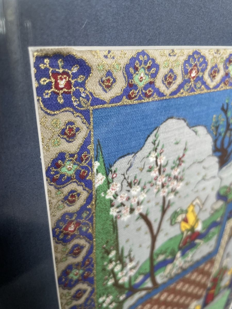 Dipinti: Tableau Ancien Tissu Persan – Usato da Vallamand venduto da Bricbracbroc82 1