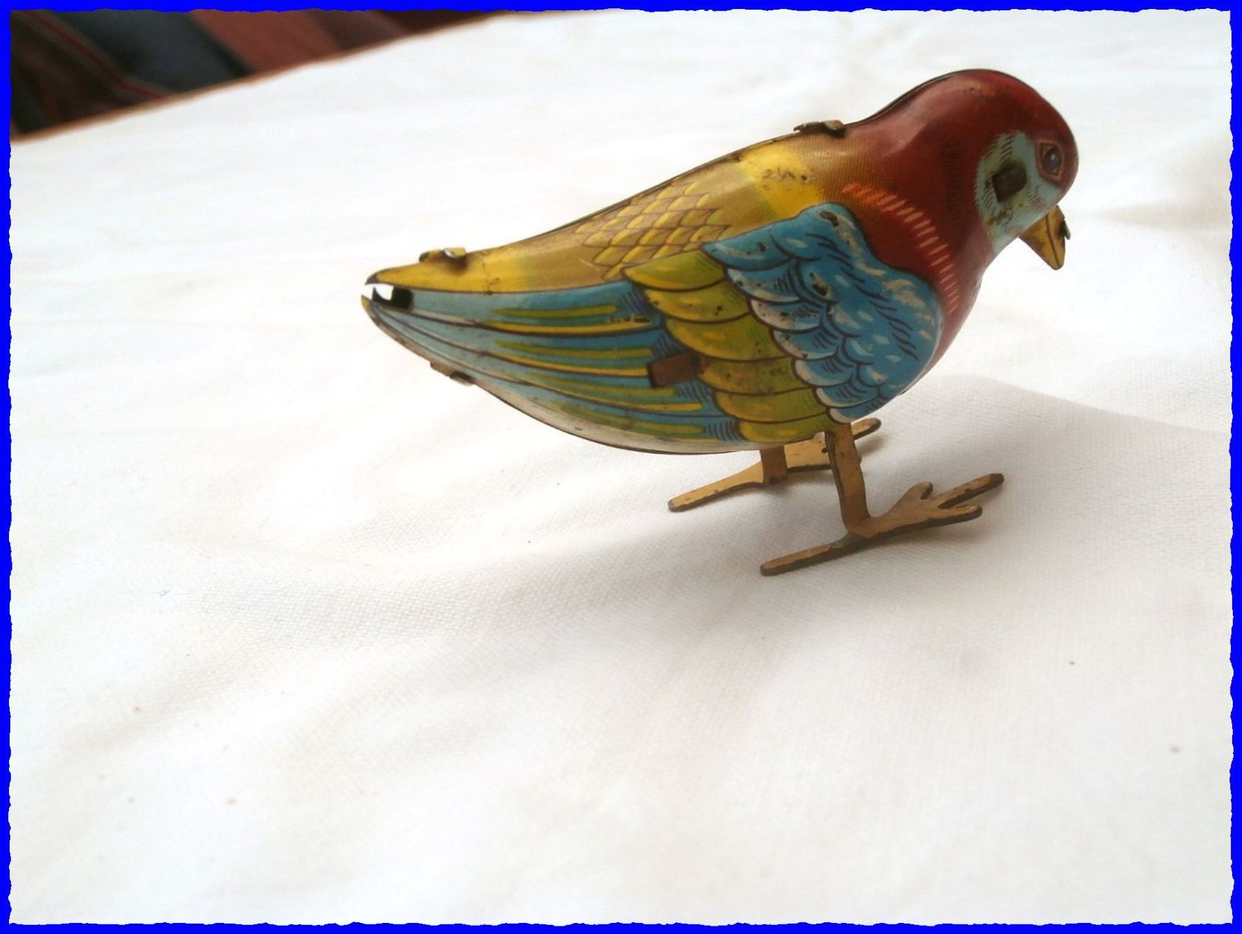 Giocattoli: antikes Blechspielzeug: Pickender VOGEL - mit Aufzug – Usato da Worblaufen venduto da Re_mo81 7