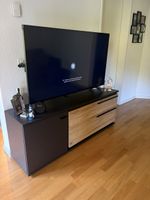 Mobile TV moderno nero legno con cassetti ottimo stato