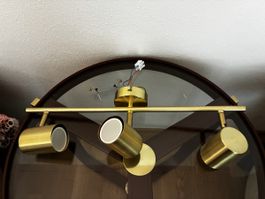 Ab 1.-! Deckenlampe Messing 3-flammig
