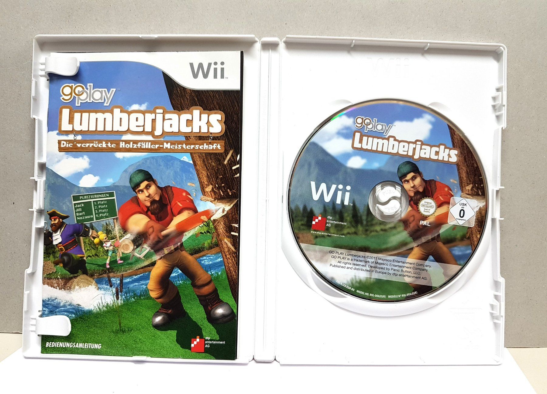 Lumberjacks die verrückte Holzfäller Meisterschaft Wii | Kaufen auf Ricardo