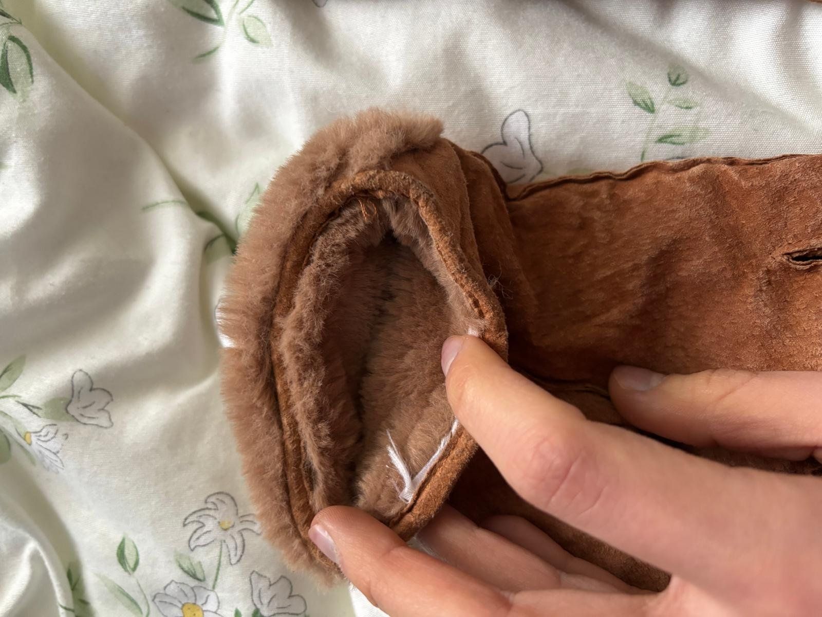 Guanti & manicotti: Warme Winterhandschuhe, Grösse M, hellbraun – Usato da Bülach venduto da reaos 6