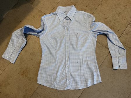 GANT Hemd hellblau-weiss kariert Gr. 42 wie neu 