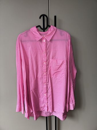 Bluse Pink Langarm Grösse 40 neu