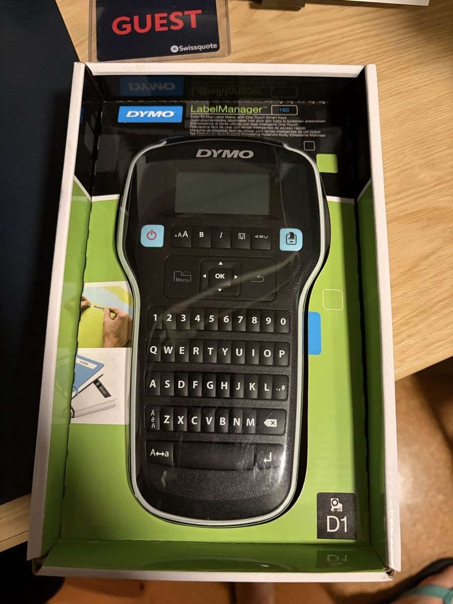 Dymo Stampanti: Etichettatrice DYMO LabelManager 160 – Usato da Giubiasco venduto da sc-77