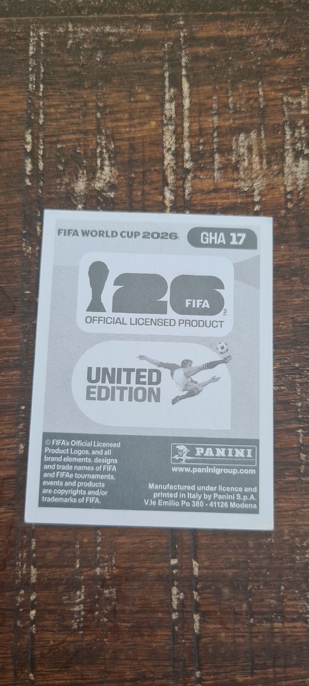Panini Cartes à collectionner: Panini Andre Ayew Gha 17 – Neuf (Voir description) à Bonaduz par holly13 1