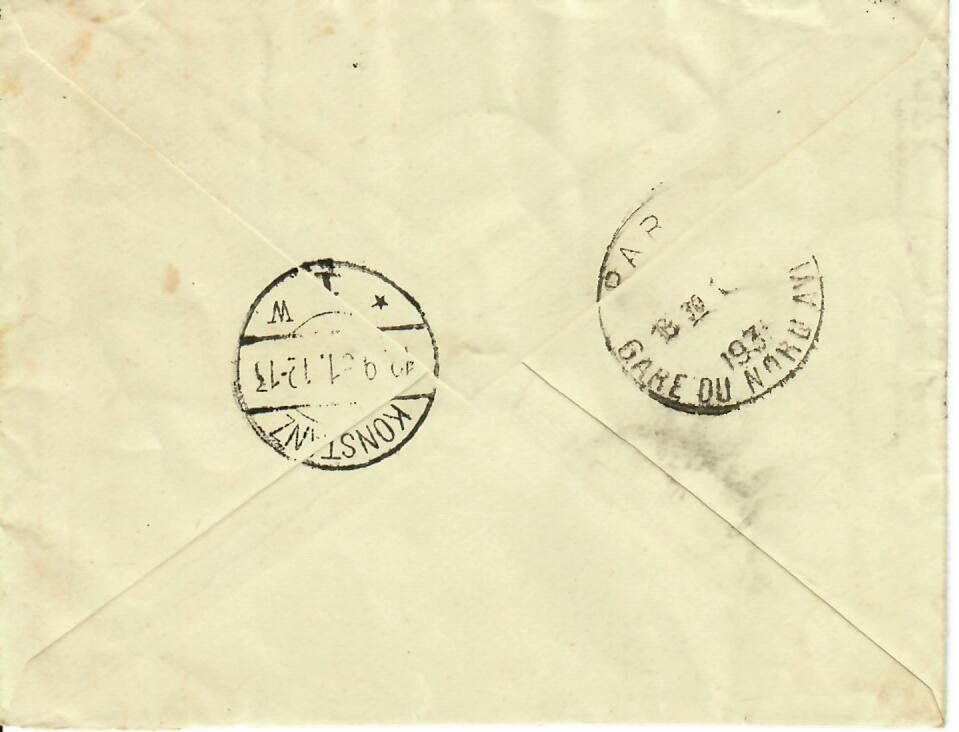 Alle Briefmarken: Brief, Frankreich Flugpost – Gebraucht aus Hochdorf von Ziegel-16 1