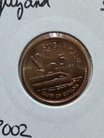 Guyana - 5 dollars - 2002