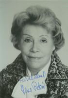 Ilse Petri (1918-2018) Schauspielerin - Autogramm