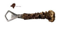Flaschenöffner mit echtem Rehhorn