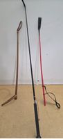 3er Set Reitpeitschen Reitgert Leder Dressurgerte Peitsche