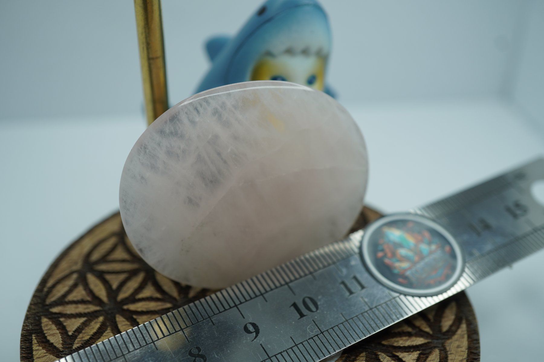 Mineralien & Heilsteine: Rosenquarz    Scheibenstein       ab 1.- Auktion – Neu und originalverpackt aus Eschenbach SG von topstone 4