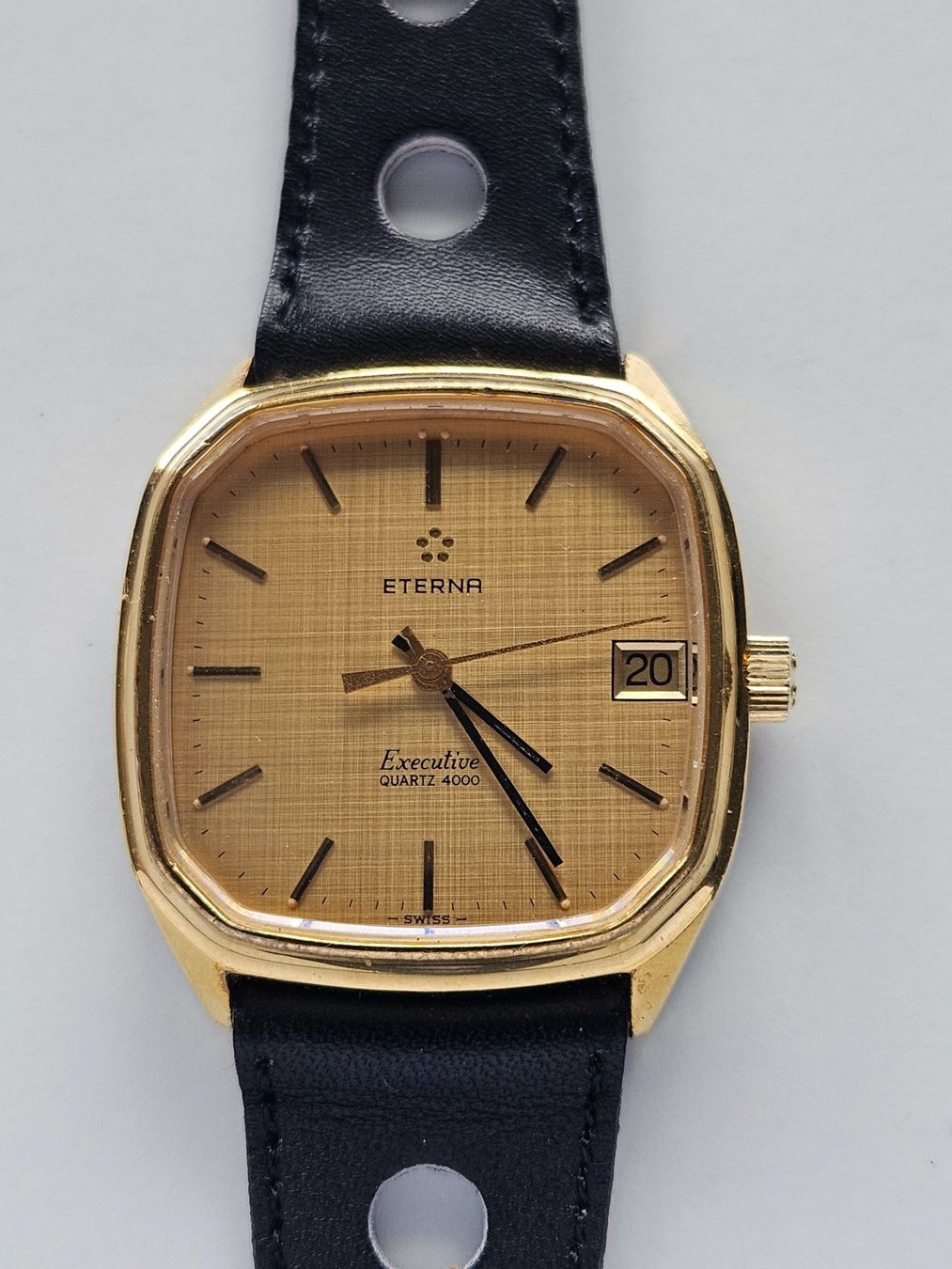 Eterna Orologi: 365 Eterna Executive 4000 Quartz Date – Usato da Berikon venduto da mmm21