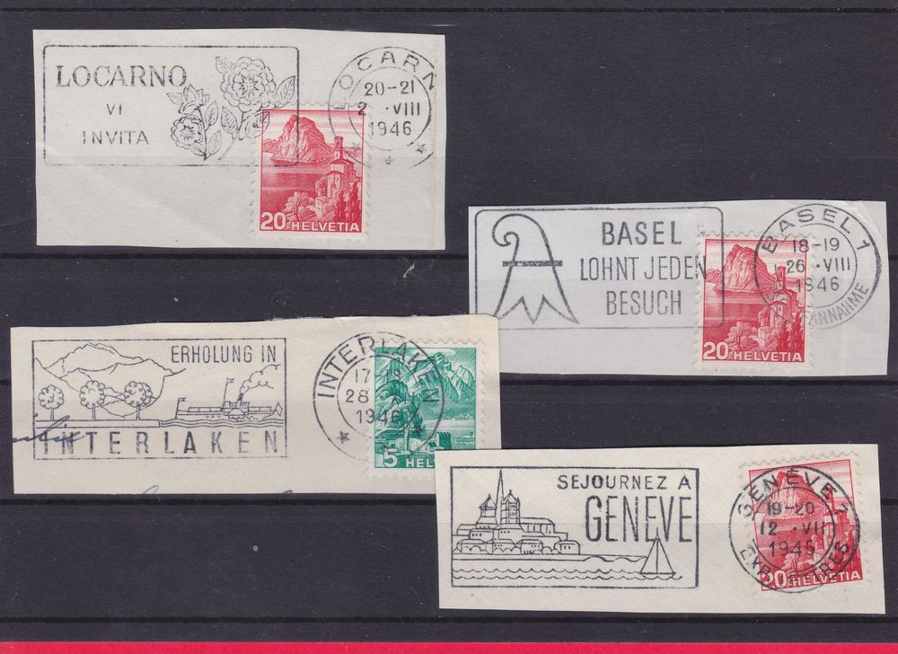 BENÜTZET DIE LUFTPOST WERBESTEMPEL ICAROS 10 RP 1938 - AC35 (Gebraucht