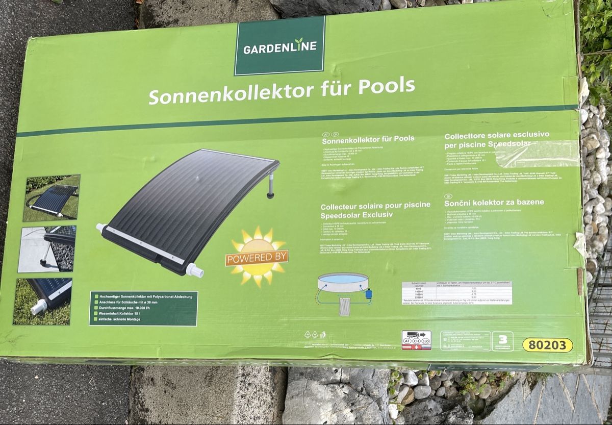 Altro in Utensili da giardino: Sonnenkollektor für Pools – Usato da Ebikon venduto da benny15061