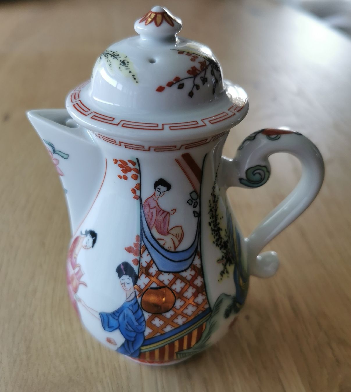 Caraffe: Kännchen Deckel Franklin Mint Fine Porcelain bemalt – Usato da Frasnacht venduto da krutsta1