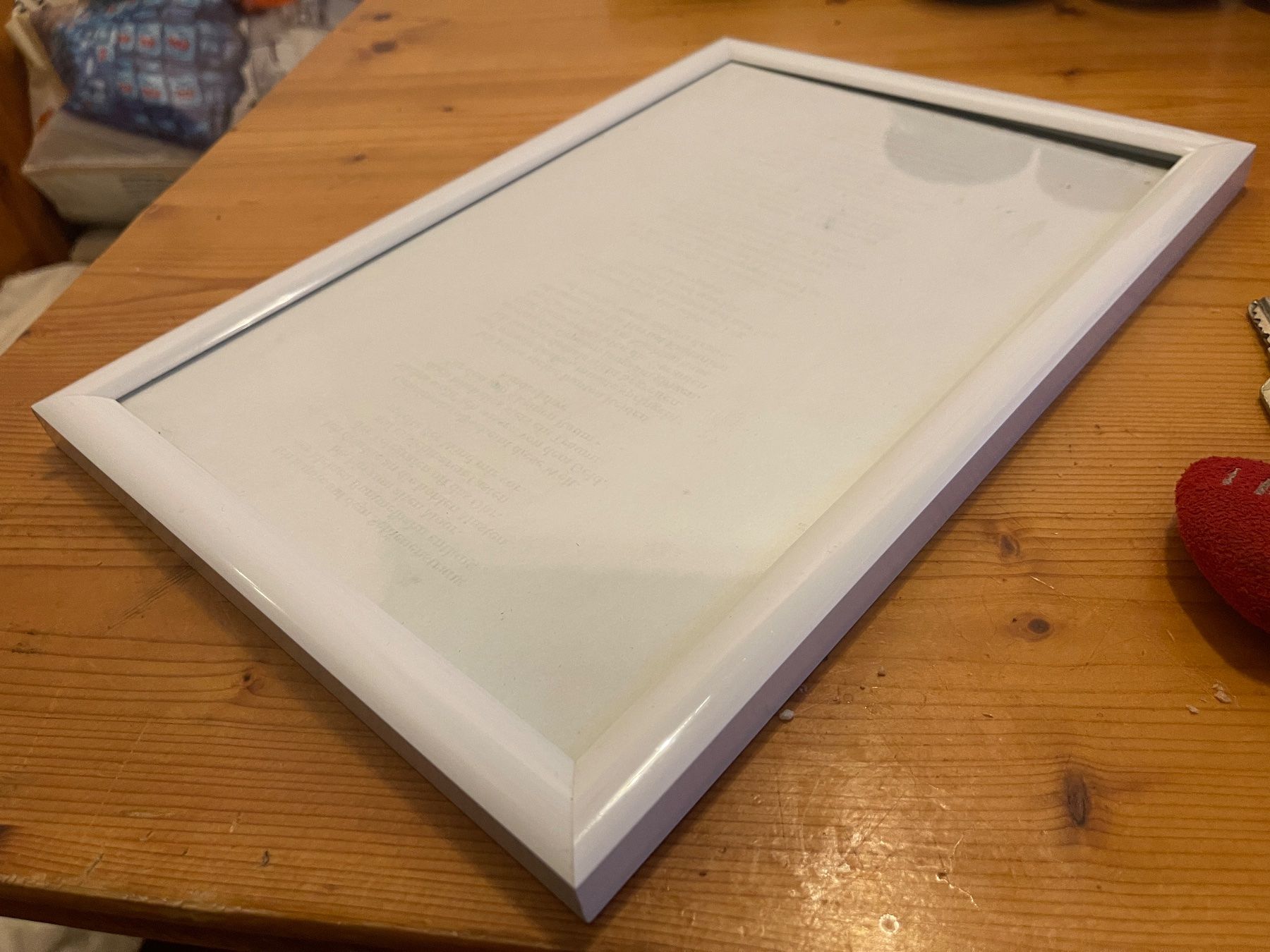 Cornici: Kunstoff Bilderrahmen Weiss, DIN A4 – Usato da Weinfelden venduto da ice_heart_xx 3