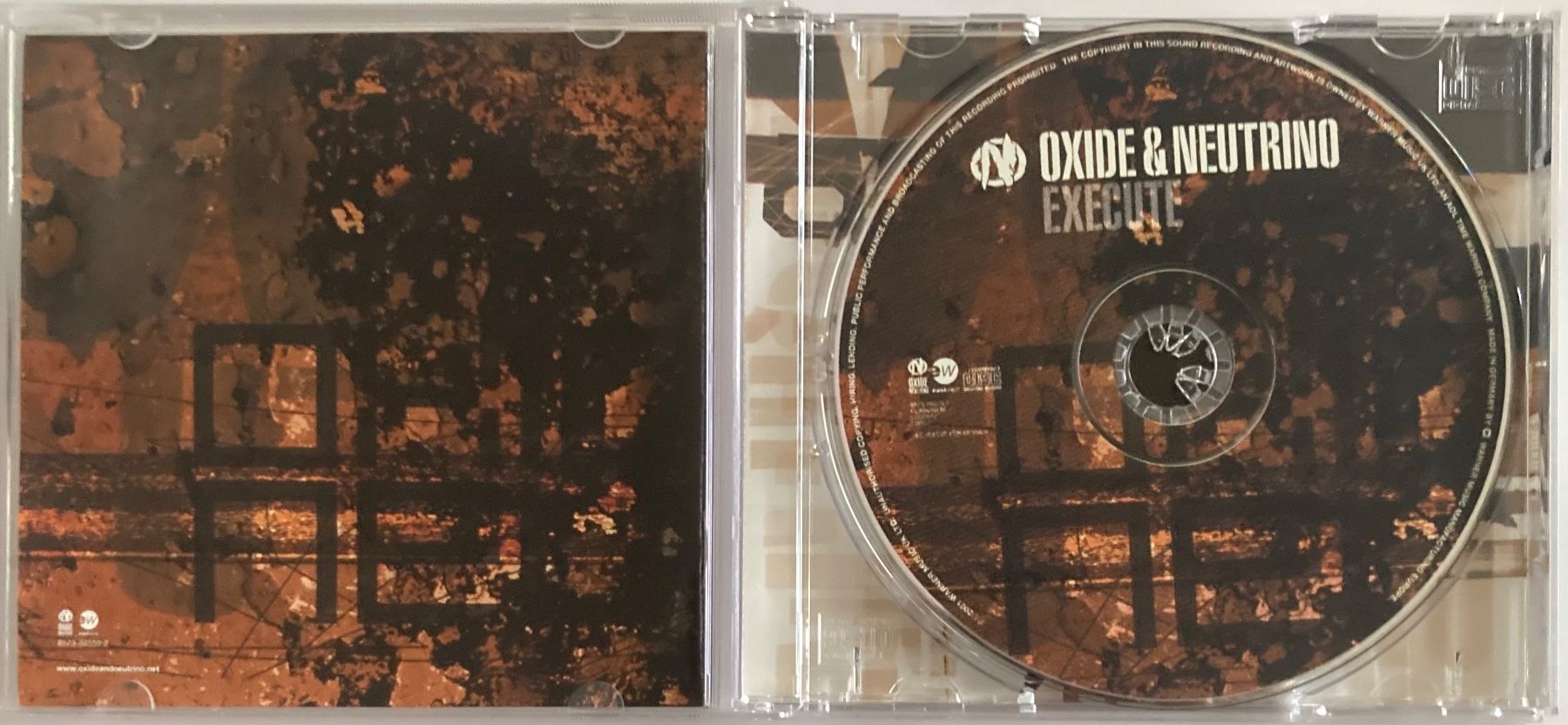CD: OXIDE & NEUTRINO - EXECUTE – Usato da Poliez-Pittet venduto da Newtown-Records 2