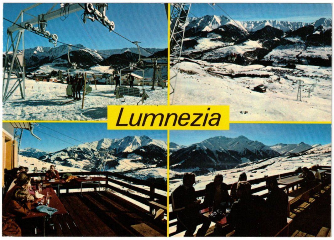Cartoline postali: Vella - 4 Bild AK Lumnezia – Usato da Binningen venduto da Mountainrider